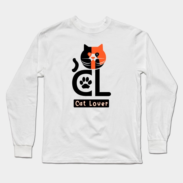 Cat Lover Long Sleeve T-Shirt by Fashioned by You, Created by Me A.zed